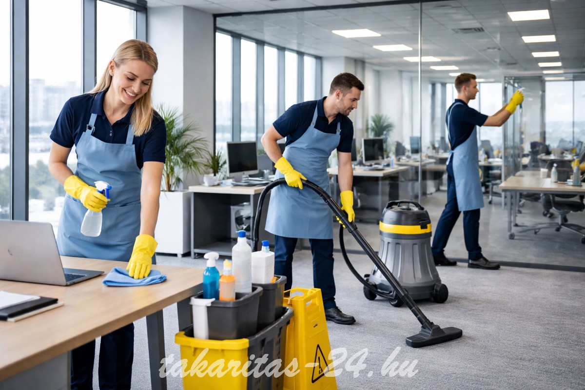 Hogyan dolgozik egy profi takarító cég?
