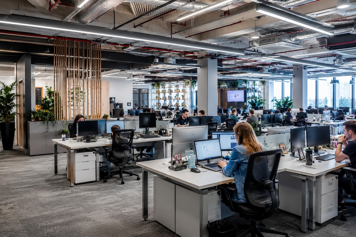 Open office takarítás